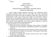 Surat Edaran Gubernur Sulbar: Tahun Baru 2026 Tanpa Petasan, Tanpa Balapan Liar