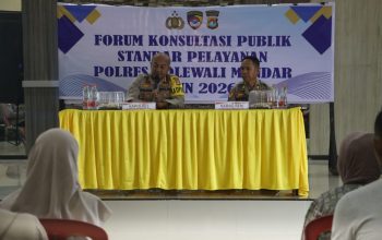 Kapolres Polman Pimpin Forum Konsultasi Publik Standar Pelayanan Tahun 2026