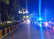 Patroli Blue Light Sat Lantas Polres Polman, Ciptakan Situasi Aman dan Kondusif di Kota Polewali