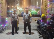 Personel Polres Polman dan Polsek Jajaran Amankan Salat Tarawih di Bulan Ramadhan 1447 H