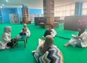 Perpustakaan Rasa Ruang Santai, Inovasi Lesehan Bikin Pengunjung Makin Nyaman di Bulan Ramadhan