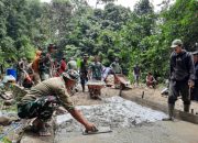 Hari ke-15 TMMD Kodim 1402/Polman, Rabat Beton Capai 58 Persen