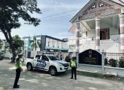 Satlantas Polres Polman Laksanakan Patroli Dialogis di Gereja, Pastikan Keamanan Masyarakat