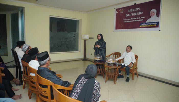 Lewat Sosialisasi Empat Pilar, Ratih Megasari Singkarru Ajak Masyarakat Polman Amalkan Nilai Pancasila