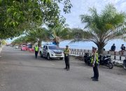 Sat Lantas Polres Polman Patroli Sore Jelang Berbuka, Pastikan Lalu Lintas Aman