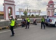Sat Lantas Polres Polman Patroli Sore Menjelang Berbuka Puasa, Cegah Balap Liar dan Kemacetan