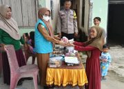 Bhabinkamtibmas Polsek Urban Wonomulyo Monitoring Pemberian Makanan Bergizi untuk Balita dan Ibu Hamil di Desa Sidorejo