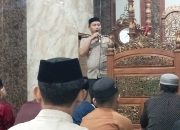 Kapolsek Tapango Laksanakan Safari Ramadhan di Masjid Nurussalam