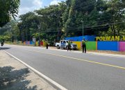 Sat Lantas Polres Polman Patroli Arus Balik Mudik dan Lokasi Wisata
