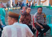 Bhabinkamtibmas Batetangnga Sambangi Kediaman Kakanwil Kemenag Sulbar Jelang Acara Pernikahan
