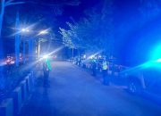 Sat Lantas Polres Polman Gelar Patroli Malam Blue Light Patrol