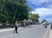 Patroli Siang Hari, Sat Lantas Polres Polman Sasar Titik Rawan Laka dan Balapan Liar