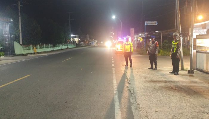 Sat Lantas Polres Polman Intensifkan Patroli Blue Light, Cegah Balap Liar di Malam Hari