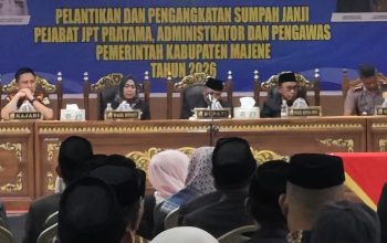 Rotasi 71 Pejabat, Bupati Majene Tekankan  Kerja Nyata “Jalankan dengan Penuh Tanggung Jawab”
