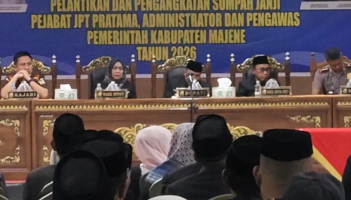 Rotasi 71 Pejabat, Bupati Majene Tekankan  Kerja Nyata “Jalankan dengan Penuh Tanggung Jawab”