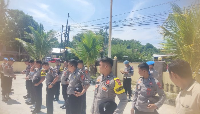 Propam Polda Sulbar Gelar Gaktiblin di Polsek Tinambung dan Polsek Alu, Hasilnya Nihil Pelanggaran