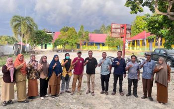 Perkuat Pengelolaan Aset Pemprov Sulbar, Disperkimtanhub Lakukan Survei Lokasi dan Pendataan Awal di SMA Negeri 1 Baras