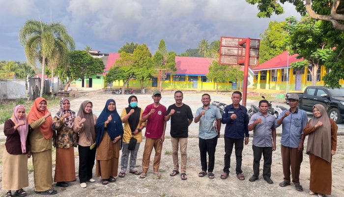Perkuat Pengelolaan Aset Pemprov Sulbar, Disperkimtanhub Lakukan Survei Lokasi dan Pendataan Awal di SMA Negeri 1 Baras