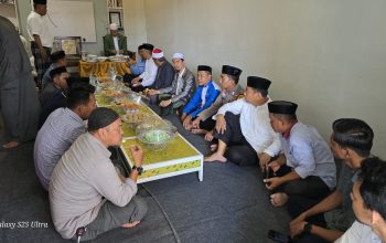 Bhabinkamtibmas Polsek Tinambung Hadiri Haul Ke-4 KH Nawawi Yahya di Desa Karama