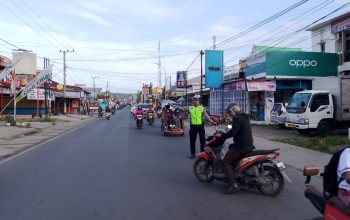 Sat Lantas Polres Polewali Mandar Gelar Commander Wish Pagi, Lalu Lintas Aman dan Lancar