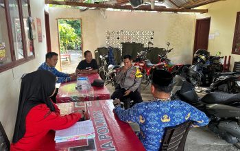 Bhabinkamtibmas Polsek Tinambung Sambangi Kantor Manggala Agni, Perkuat Sinergi Kamtibmas