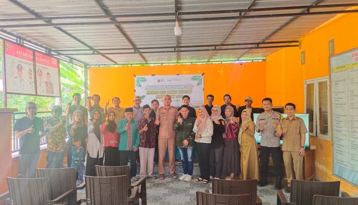 Bhabinkamtibmas Polsek Tinambung Hadiri Program Desa Bangkit Sejahtera di Tandasura