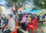 Bhabinkamtibmas Desa Amola Polsek Binuang Sambang dan Hadiri Pesta Pernikahan Warga