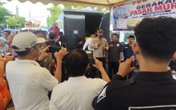 Kapolres Polman Hadiri Gerakan Pangan Murah Peringati May Day 2026