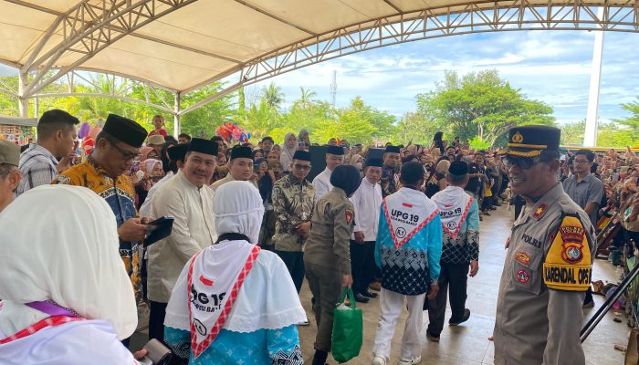176 Jamaah Haji Polman–Mamasa Kloter 19 Diberangkatkan, Polres Polman Laksanakan Pengamanan