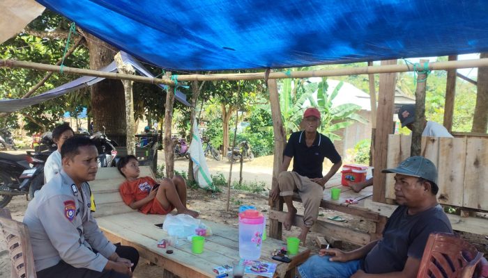 Bhabinkamtibmas Sulewatang Intensifkan Sambang, Ajak Warga Jaga Kamtibmas