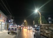 Sat Lantas Polres Polman Intensifkan Blue Light Patrol di Sejumlah Titik Rawan Malam Hari