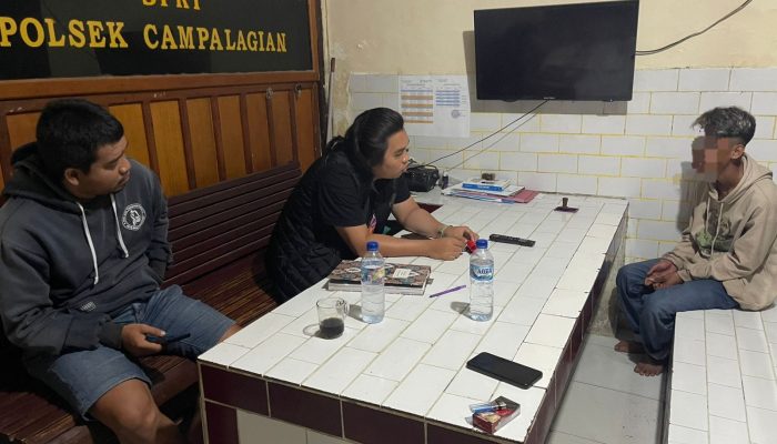 Satreskrim Polres Polman Amankan Terduga Pelaku Pencurian Biji Kakao di Wonomulyo