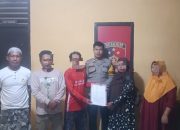 Bhabinkamtibmas Polsek Tinambung Fasilitasi Mediasi Dugaan Pengancaman, Berakhir Damai
