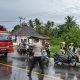 Personel Polsek Binuang Pantau Kondisi Banjir Akibat Curah Hujan Tinggi