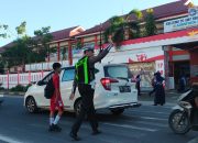 Sat Lantas Polres Polman Gelar Commander Wish Pagi di Sejumlah Titik Rawan Lalu Lintas