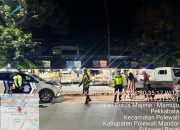 Sat Lantas Polres Polman Intensifkan Patroli Blue Light di Sejumlah Titik Rawan Kota