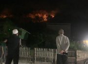 Kebakaran Lahan Terjadi di Dusun Banua Baru, Polsek Tinambung Lakukan Pemantauan