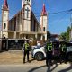 Unit Siaga Satlantas Polres Polman Laksanakan PAM dan Patroli Dialogis di Gereja di Kota Polewali