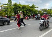 Satlantas Polres Polewali Mandar Gelar Commander Wish Pagi di Sejumlah Titik Rawan Kemacetan