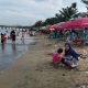 Sat Polair Polres Polman Laksanakan Monitoring dan Pengamanan Wisatawan di Pantai Bahari Polewali