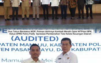 Dua Tahun Berstatus WDP, Polman Akhirnya Kembali Meraih Opini WTP dari BPK, Ketua DPRD Apresiasi Pembenahan Tata Kelola Keuangan Daerah