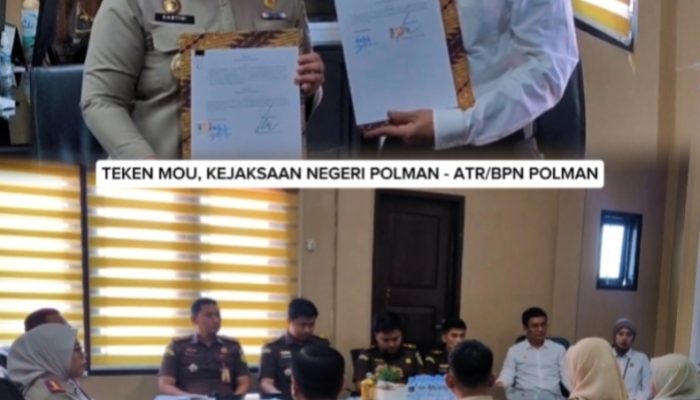 [VIDEO] Teken MoU, Kejari Polman dan ATR/BPN Perkuat Penanganan Sengketa Tanah dan Pendampingan Hukum