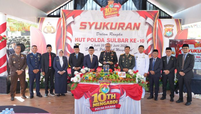 HUT ke-10 Polda Sulbar, Suhardi Duka Tekankan Pentingnya Kemitraan Polisi dan Pemerintah