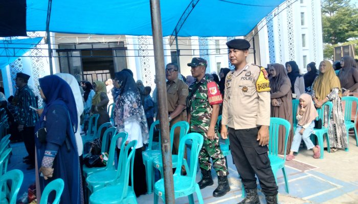 Bhabinkamtibmas Hadiri Penamatan dan Perpisahan Siswa RA Assalam dan MI DDI No. 362 Sumberjo