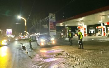 Satlantas Polres Polman Intensifkan Blue Light Patrol, Antisipasi Balap Liar dan Gangguan Kamtibmas
