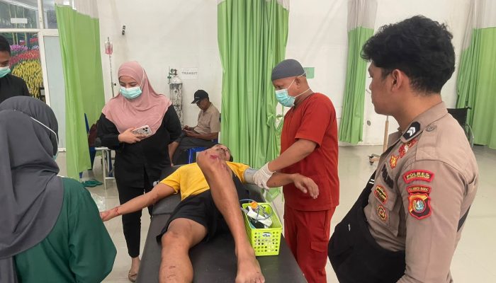 Pria di Wonomulyo Ditikam Menggunakan Badik, Pelaku Serahkan Diri ke Polsek Urban Wonomulyo