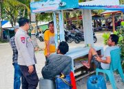Bhabinkamtibmas Desa Lapeo Monitoring Objek Wisata Pantai Ba’batoa, Situasi Tetap Aman Dan Kondusif