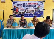 Bhabinkamtibmas Desa Samasundu Hadiri Rembuk Stunting, Perkuat Komitmen Cegah Stunting