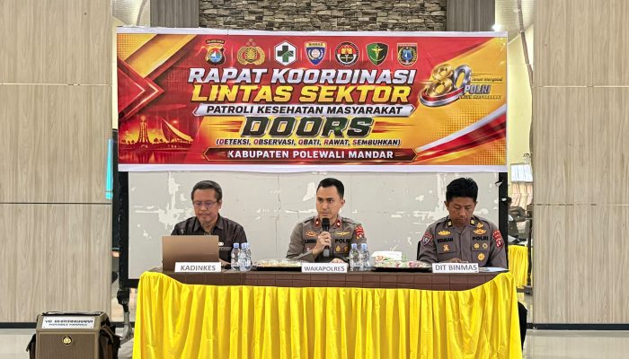 Wakapolres Polman Pimpin Rakor Penanganan Tuberkulosis, Perkuat Sinergi Polri dan Dinas Kesehatan