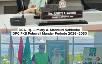 DRA. Hj. Jumiaty A. Mahmud Nahkodai DPC PKB Polewali Mandar Periode 2026–2030